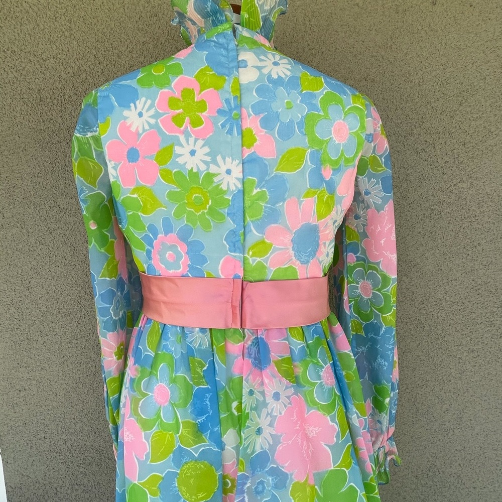 Vintage 70s floral prairie dress - Picture 7 of 8